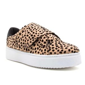 NWT Qupid Leopard Platform Shoes